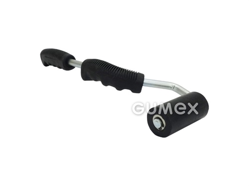 Laminierwalze für Spray-Kleber TENSORGRIP, Breite 75mm, Gummi, 